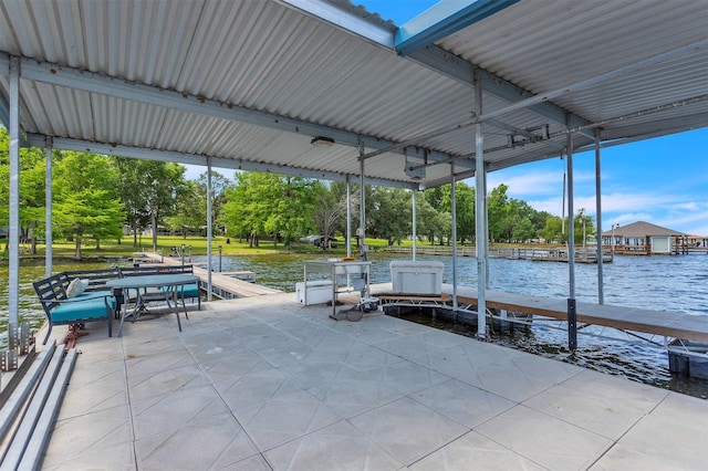 2204 County Road 1570, Alba, TX 75410 - dock area with a water view and view of scattered trees