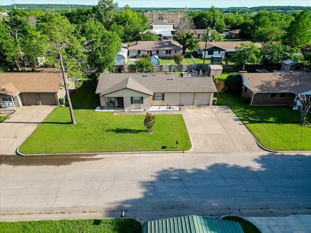 birds eye view of property featuring a residential view