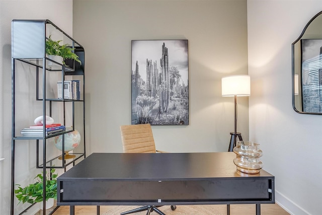 125 Vista Ln, Arlington, TX 76013 - office featuring baseboards and wood finished floors