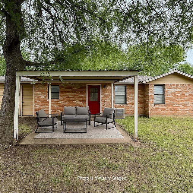 152 N Imperial Dr, Denison, TX 75020 - view of patio with outdoor lounge area