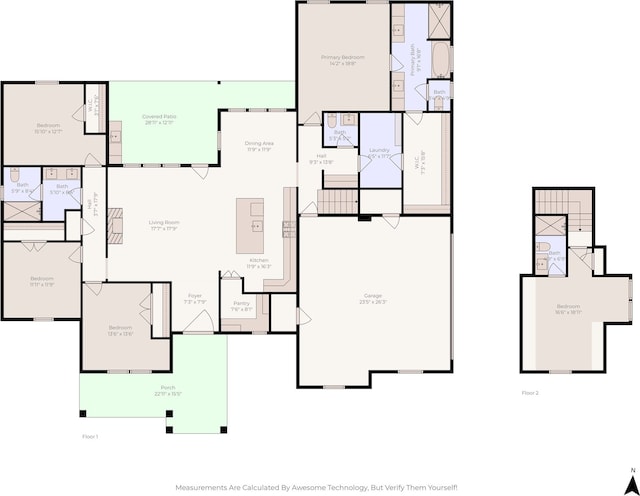 7196 Hawkeye Rd, Krum, TX 76249 - view of layout