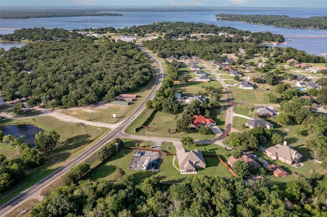 10528 Lago Vis, Quinlan, TX 75474 - bird's eye view featuring a water view