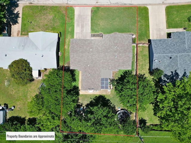 509 Oak St, Burleson, TX 76028 - view of property location featuring property parcel outlined