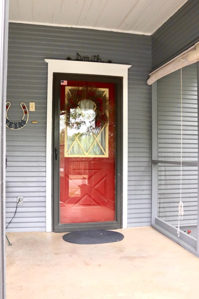 view of entrance to property