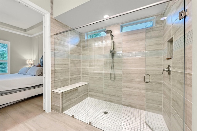 1504 Bearpath Way, Gunter, TX 75058 - ensuite bathroom with a shower stall and plenty of natural light
