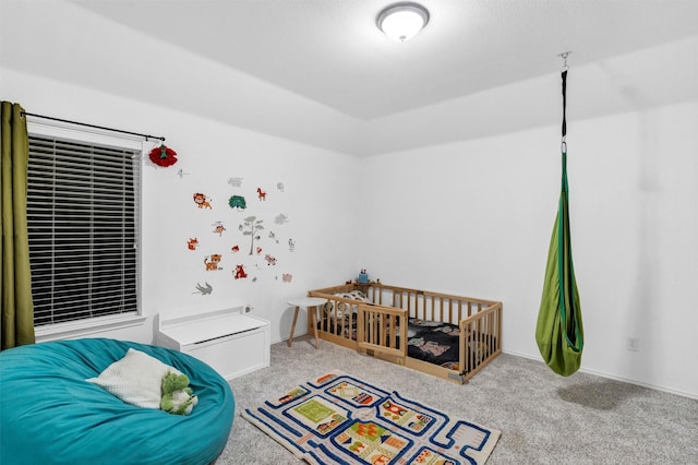 bedroom featuring carpet floors