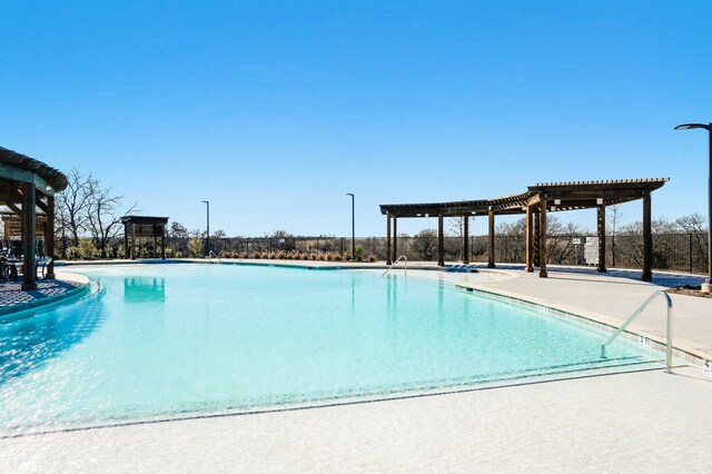 6600 Muenster Dr, Mckinney, TX 75071 - pool with a pergola
