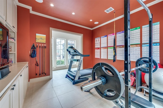 bedroom featuring carpet, baseboards, and crown molding