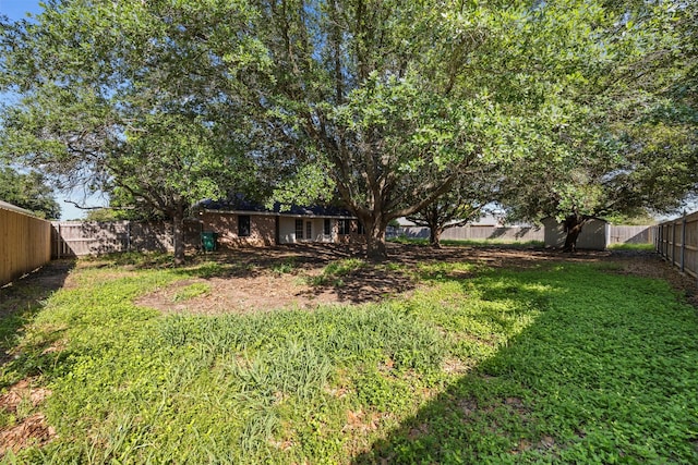 609 S Ruidoso Downs Dr, Robinson, TX 76706 - view of yard with a fenced backyard
