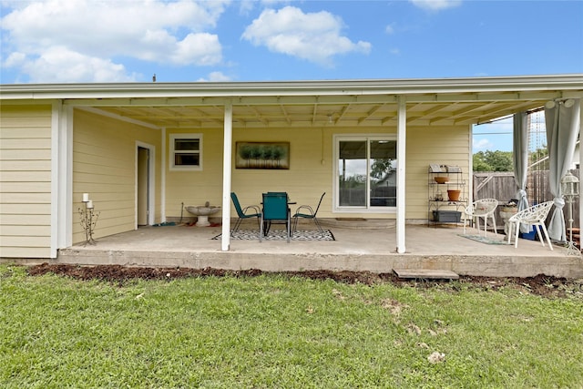 337 S Dobson St, Burleson, TX 76028 - back of property with a patio
