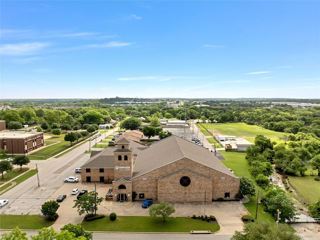 337 S Dobson St, Burleson, TX 76028 - drone / aerial view of a tree filled landscape