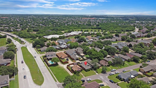 7340 Blackthorn Dr, Fort Worth, TX 76137 - aerial perspective of suburban area