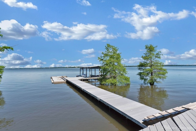 5705 Shoreline Dr, Shreveport, LA 71119 - view of dock with a water view