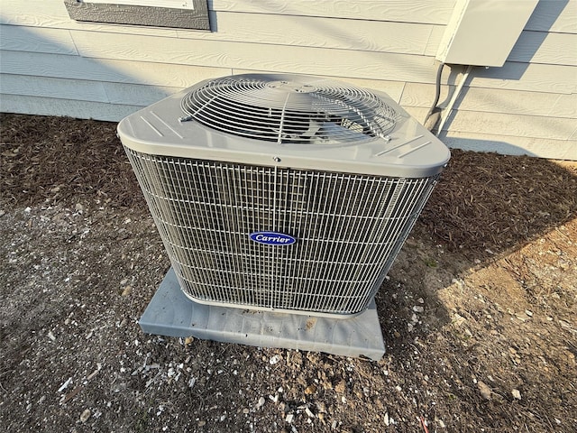 exterior details with central air condition unit