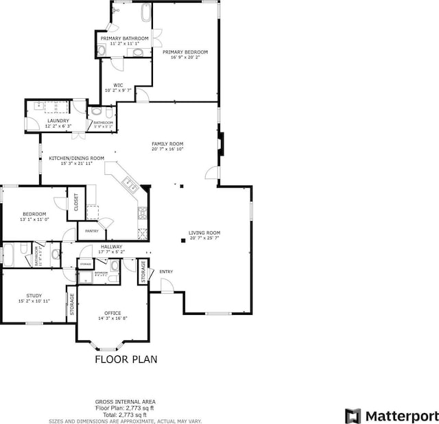 3811 Maywood Dr, Carrollton, TX 75007 - property floor plan