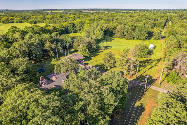 906 County Road 2770, Honey Grove, TX 75446 - bird's eye view featuring a view of trees