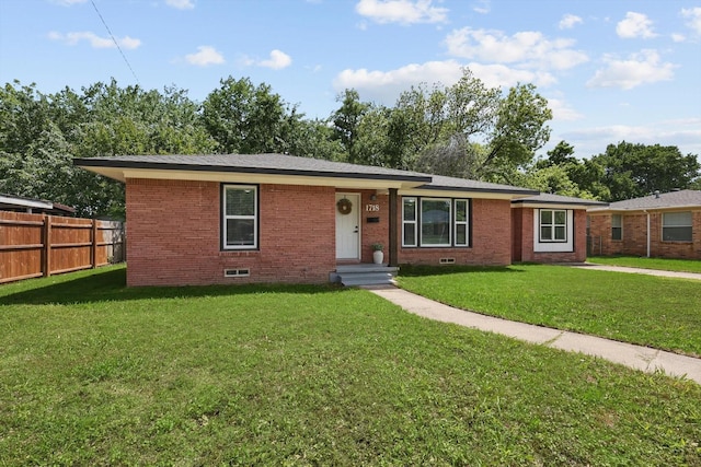 1718 Heather Rd, Gainesville, TX 76240 - ranch-style home featuring brick siding and crawl space