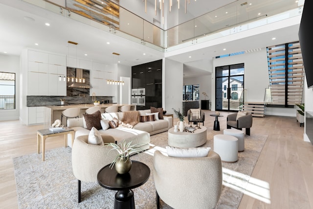 3650 Balfour Ct, Frisco, TX 75034 - community lobby featuring a high ceiling and recessed lighting