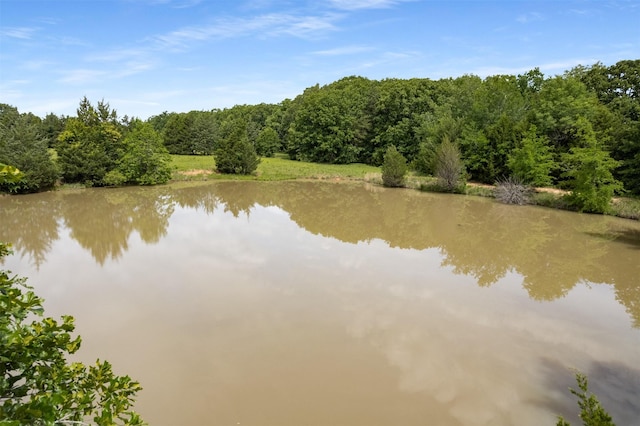 6111 County Road 2610, Bonham, TX 75418 - view of water feature with a wooded view