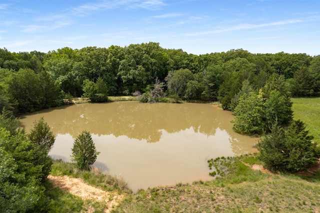 6111 County Road 2610, Bonham, TX 75418 - view of water feature with a forest view