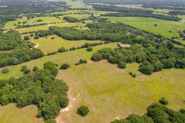 6111 County Road 2610, Bonham, TX 75418 - aerial view with a rural view