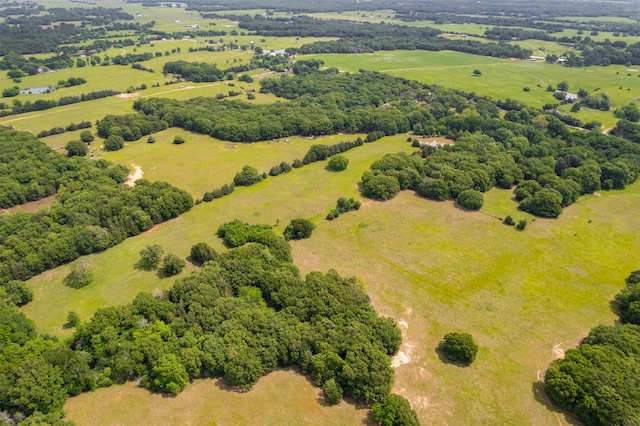 6111 County Road 2610, Bonham, TX 75418 - bird's eye view with a rural view