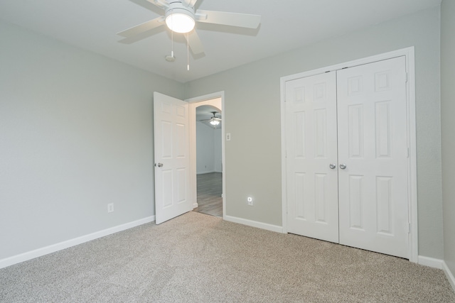108 Freedom Trl, Forney, TX 75126 - unfurnished bedroom with carpet flooring, a closet, baseboards, and ceiling fan