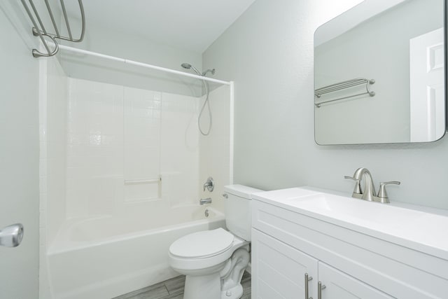 108 Freedom Trl, Forney, TX 75126 - bathroom featuring vanity, toilet, and shower / tub combination