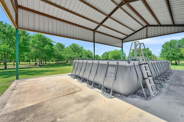 650 Scoggins Rd, Tioga, TX 76271 - view of property's community featuring a lawn and view of wooded area
