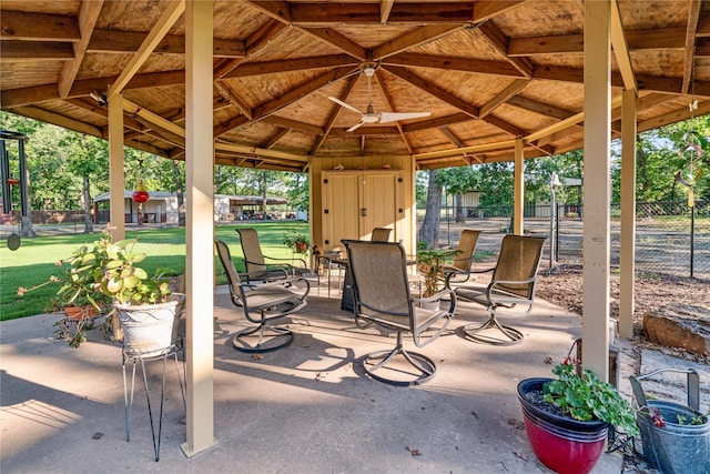 425 County Road 32230, Sumner, TX 75486 - view of patio featuring a gazebo