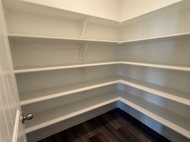 view of storage area
