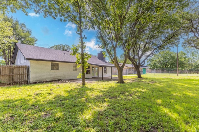 337 Travis Ln, Hewitt, TX 76643 - view of yard featuring a patio area and fence