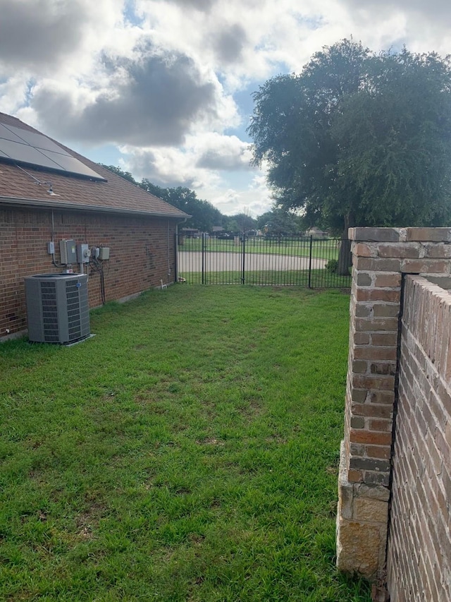 6001 Rock Cv, Flower Mound, TX 75028 - view of yard featuring cooling unit