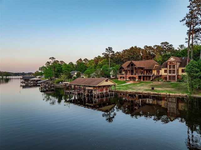 SQ13 Lake Cherokee, Henderson, TX 75652 - property view of water with a dock