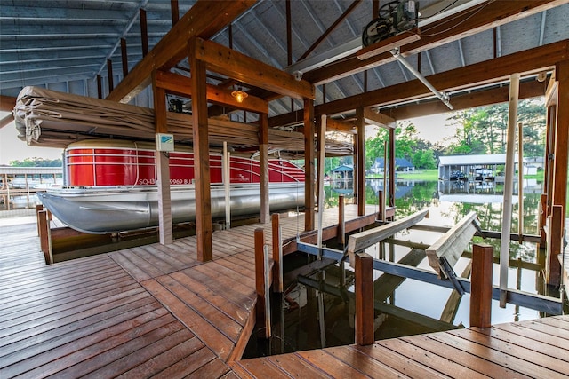 SQ13 Lake Cherokee, Henderson, TX 75652 - dock area featuring a water view and boat lift