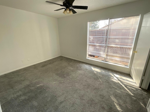 9434 Chimney Corner Ln, Dallas, TX 75243 - carpeted spare room with baseboards and ceiling fan