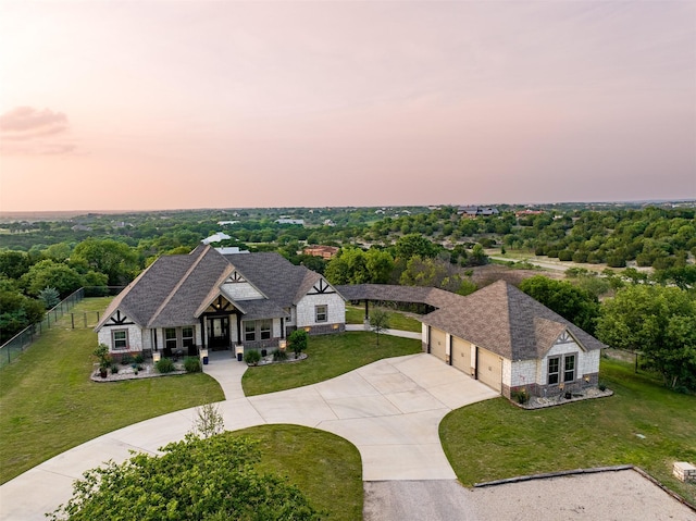 drone / aerial view