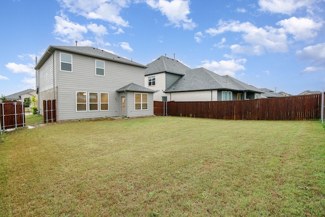 627 Rain Barrel Pl, Weston, TX 75009 - rear view of house featuring a yard and fence private yard