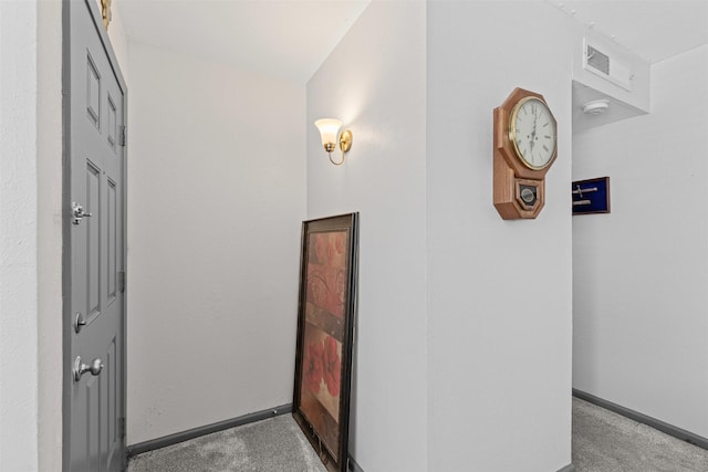 2405 Sweetwood Dr, Fort Worth, TX 76131 - corridor with carpet, visible vents, and baseboards