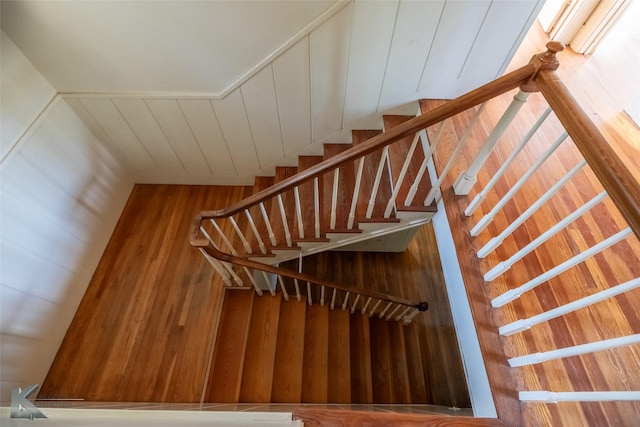 2234 Idlewild St, Abilene, TX 79605 - staircase with wood walls