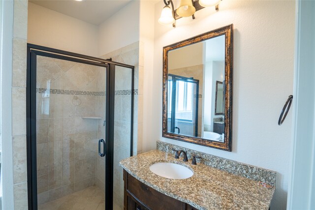 5117 Wakefield Dr, Irving, TX 75038 - full bathroom with a shower stall and vanity