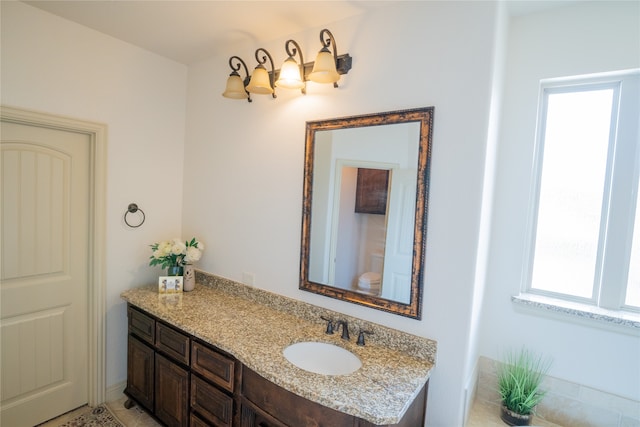 5117 Wakefield Dr, Irving, TX 75038 - bathroom featuring toilet and vanity
