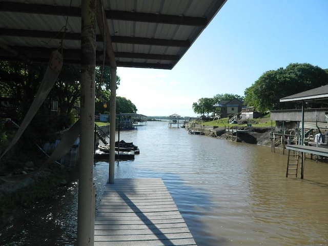 7249 Peden Rd, Azle, TX 76020 - dock area with a water view
