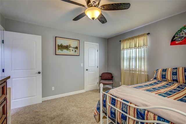185 Seminole Trl, East Tawakoni, TX 75472 - bedroom featuring baseboards, ceiling fan, and carpet floors