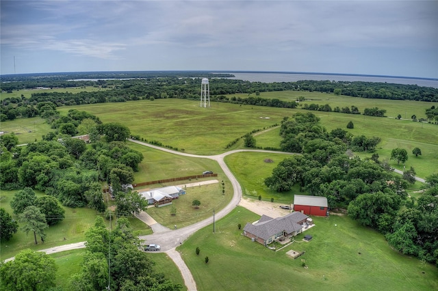 185 Seminole Trl, East Tawakoni, TX 75472 - birds eye view of property featuring a rural view