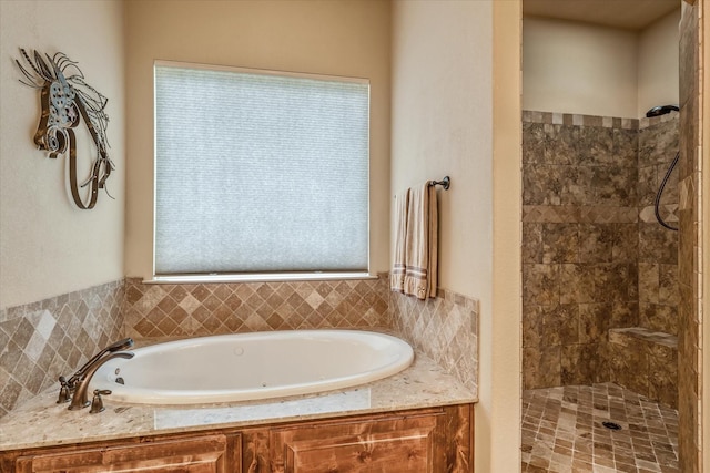 360 Rs County Road 3419, Emory, TX 75440 - bathroom with a tile shower and a garden tub