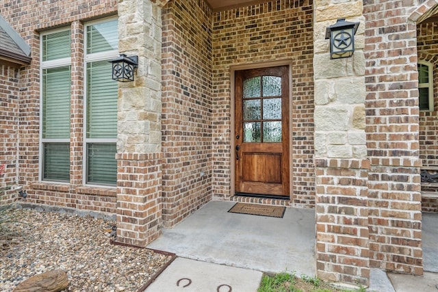 360 Rs County Road 3419, Emory, TX 75440 - doorway to property featuring brick siding