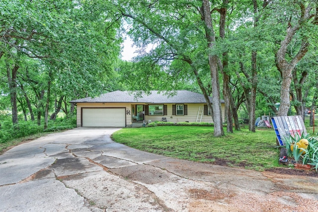 801 Dalton Dr, Princeton, TX 75407 - ranch-style home featuring a front yard, a garage, and driveway