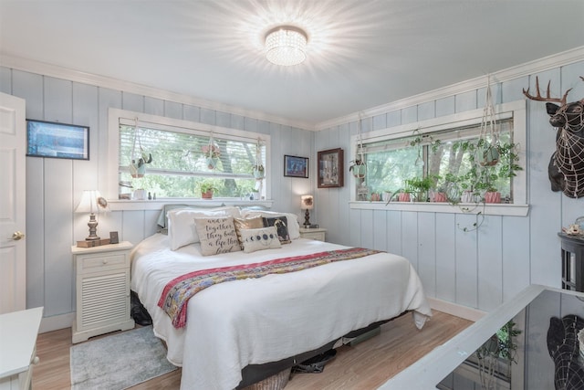 801 Dalton Dr, Princeton, TX 75407 - bedroom featuring crown molding and wood finished floors