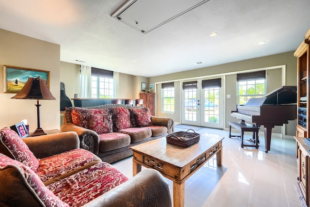 900 Fm 1139, Rockwall, TX 75032 - living area featuring attic access, visible vents, baseboards, and recessed lighting